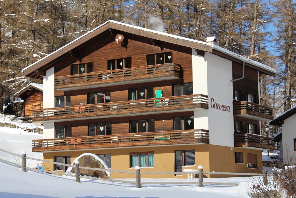 Apartments Carmena Saas-Grund Exteriér fotografie